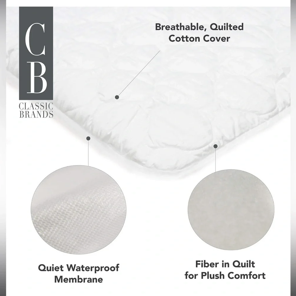 Classic Brands Defend-A-Bed Waterproof Mattress Protector, Twin XL